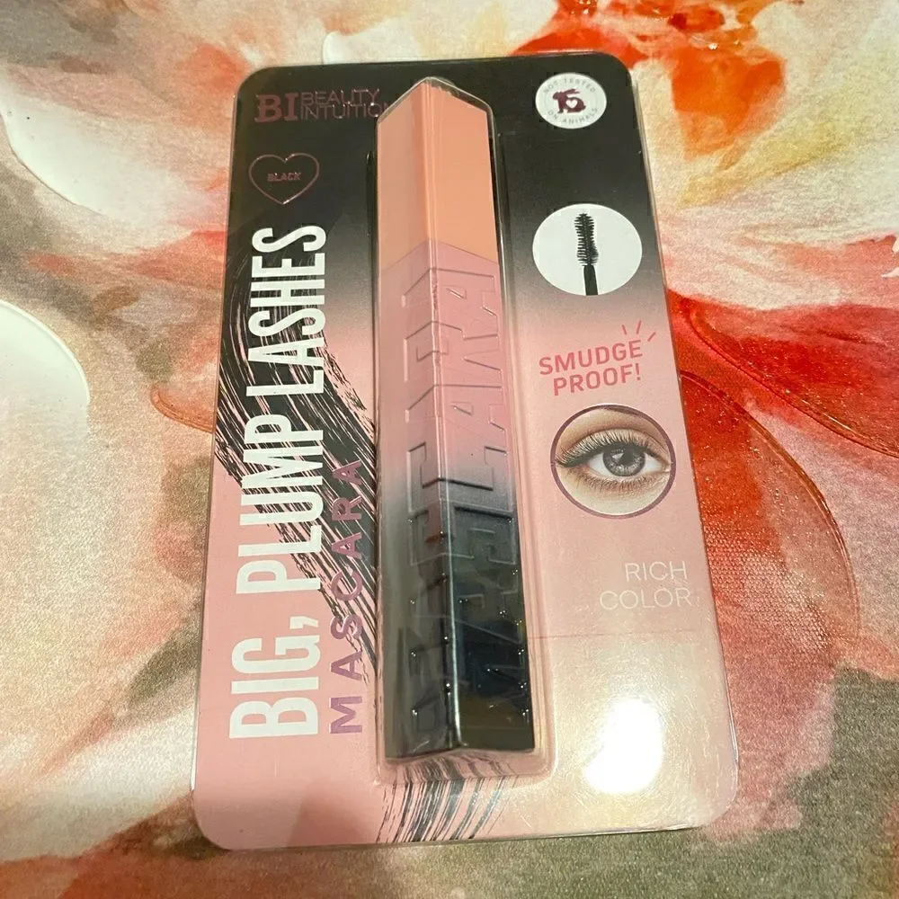 🛍️2 Beauty Intuition Rosy Nude Lip Gloss 💄 & Big Plump Lashes Mascara 💥